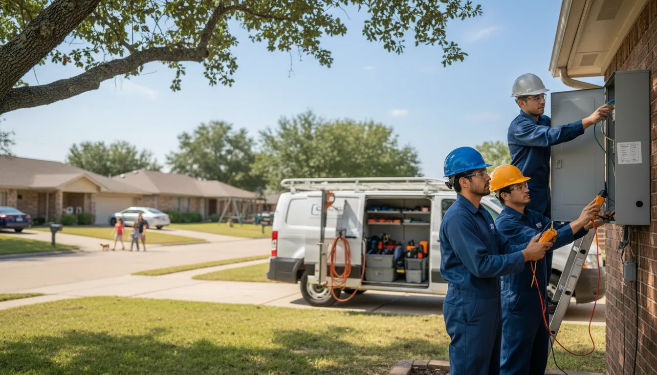 Certified electrician providing emergency electrical services in Rodney, IA